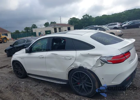 2019 Mercedes-Benz Amg Gle 63 Coupe S 4Matic z USA, uszkodzony, nr VIN 4JGED7FB3KA136868